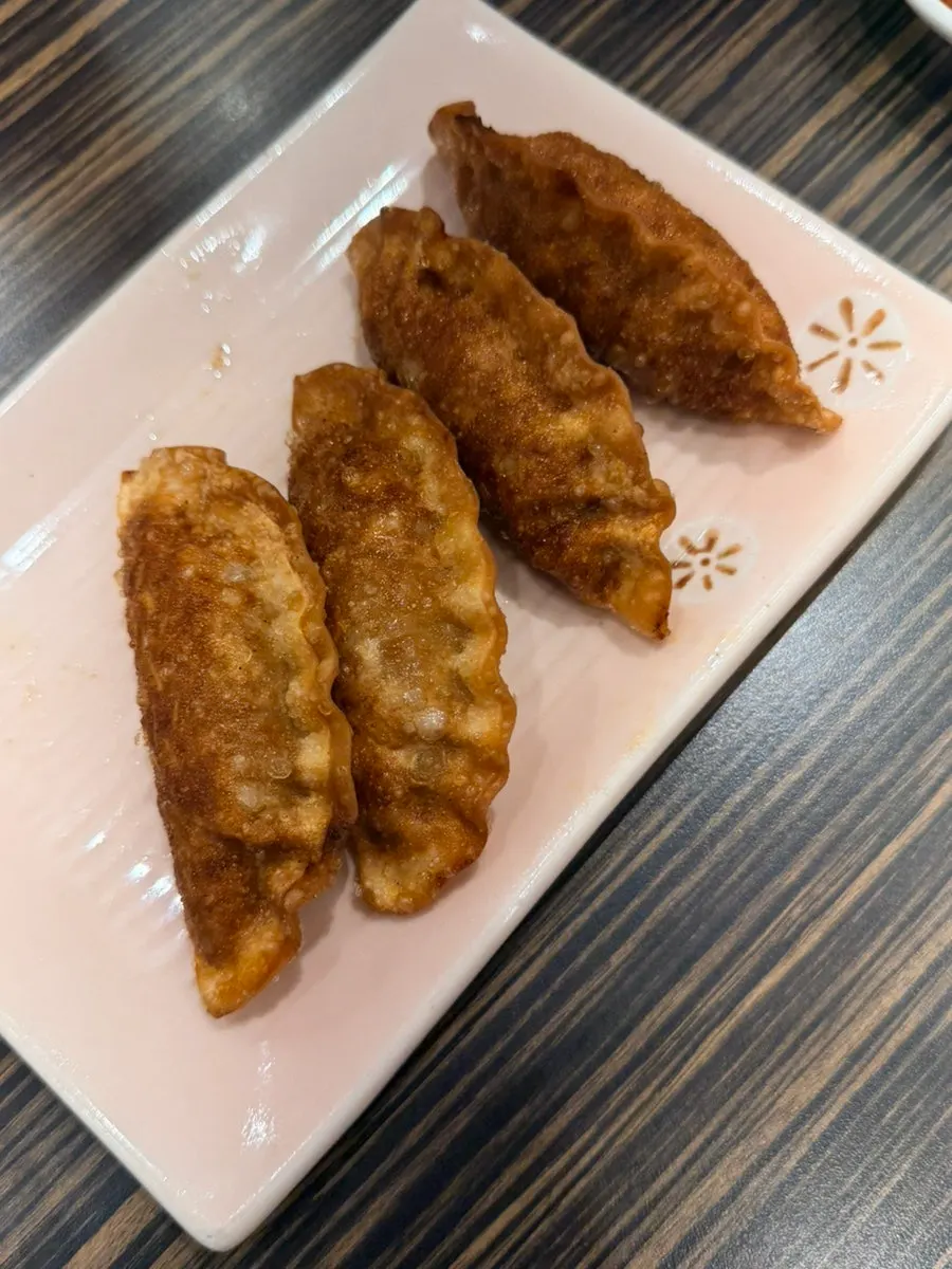 Full spread of the five ordered dishes