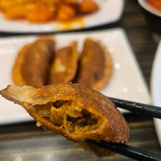 Sichuan tangsuyuk coated in sweet-spicy sauce