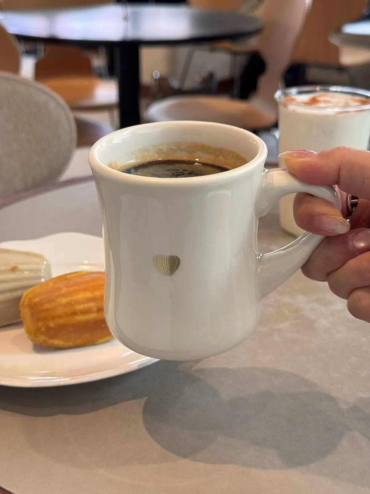 A cup of warm americano at Remangdore Seorae Village Branch