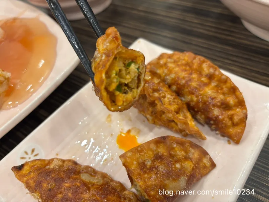 Crispy jjamppong fried dumplings