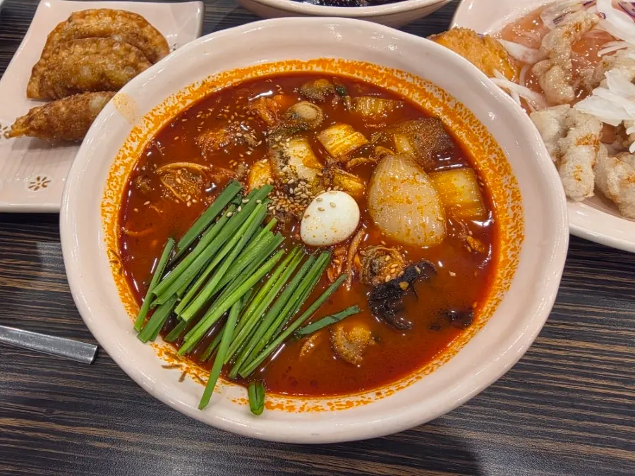 조개살이 들어간 짬뽕