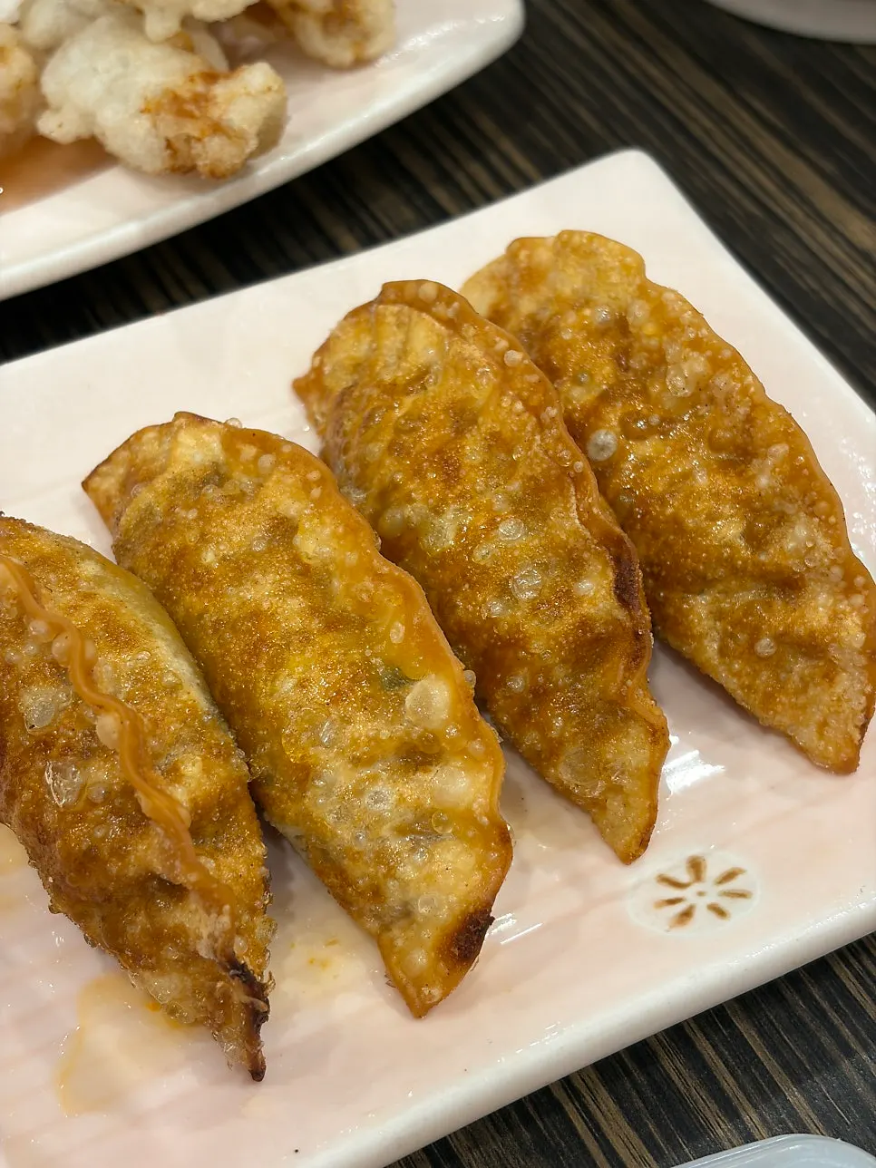 サイドで注文したチャンポン餃子