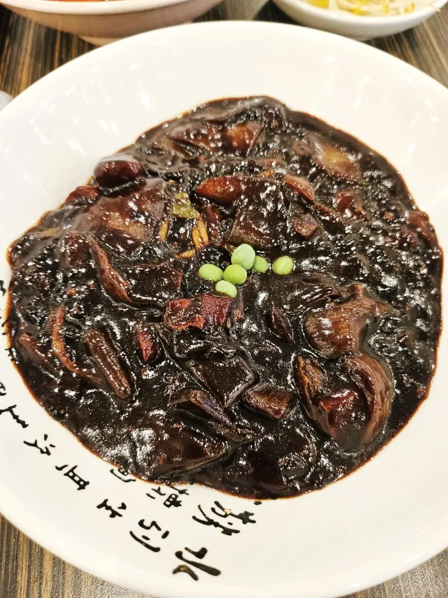 Chinese dishes arranged for sharing among a group