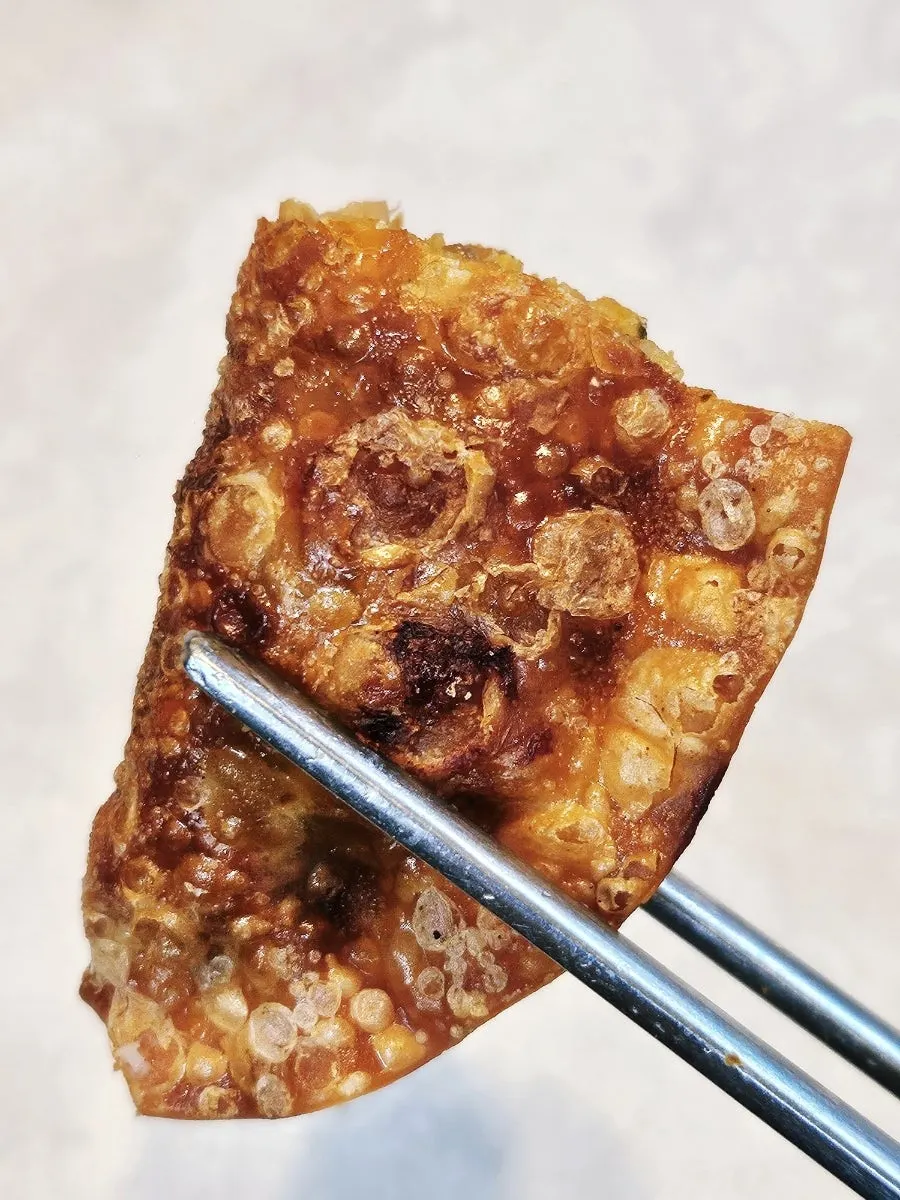 Fried dumplings with a warm filling