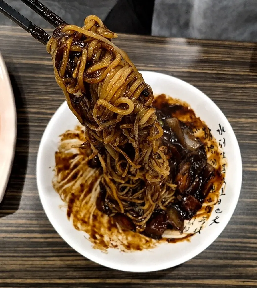Ordered dishes at Jjamppong Jijeon Seooreung Branch