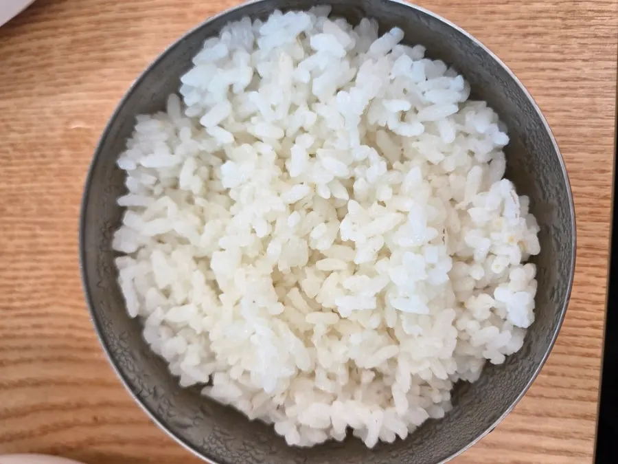 Free rice provided with the meal