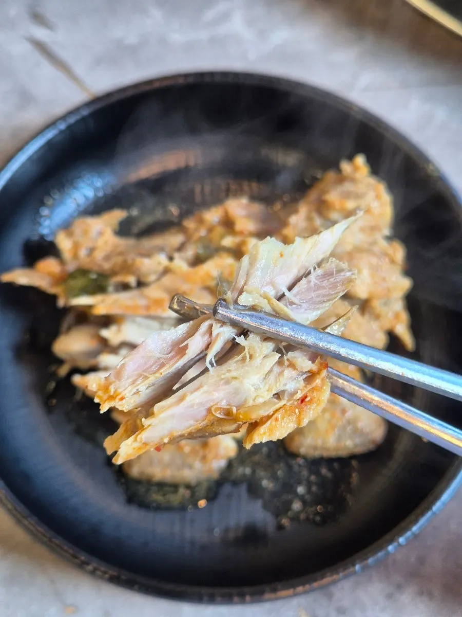 Gamjatang with ugeoji and meat