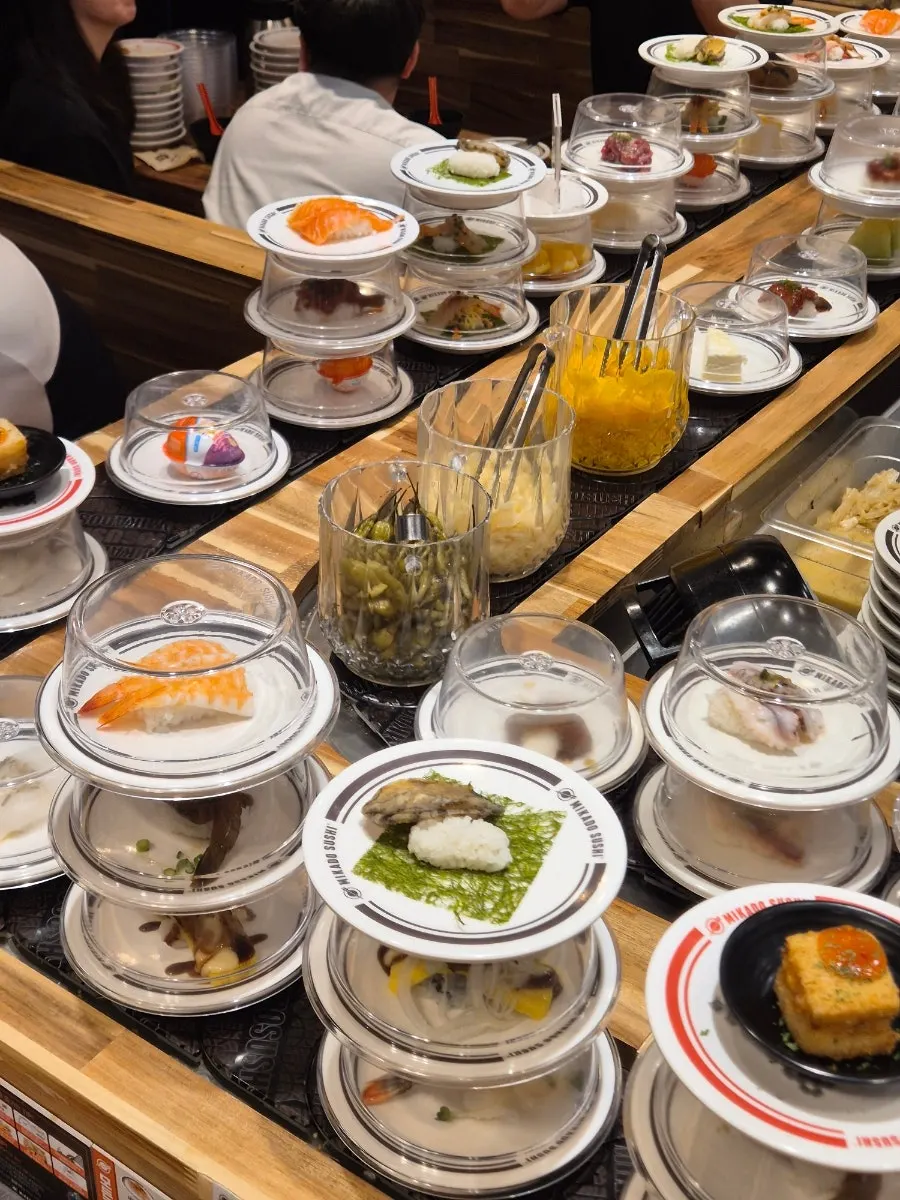 Self-serve broth placed on the table