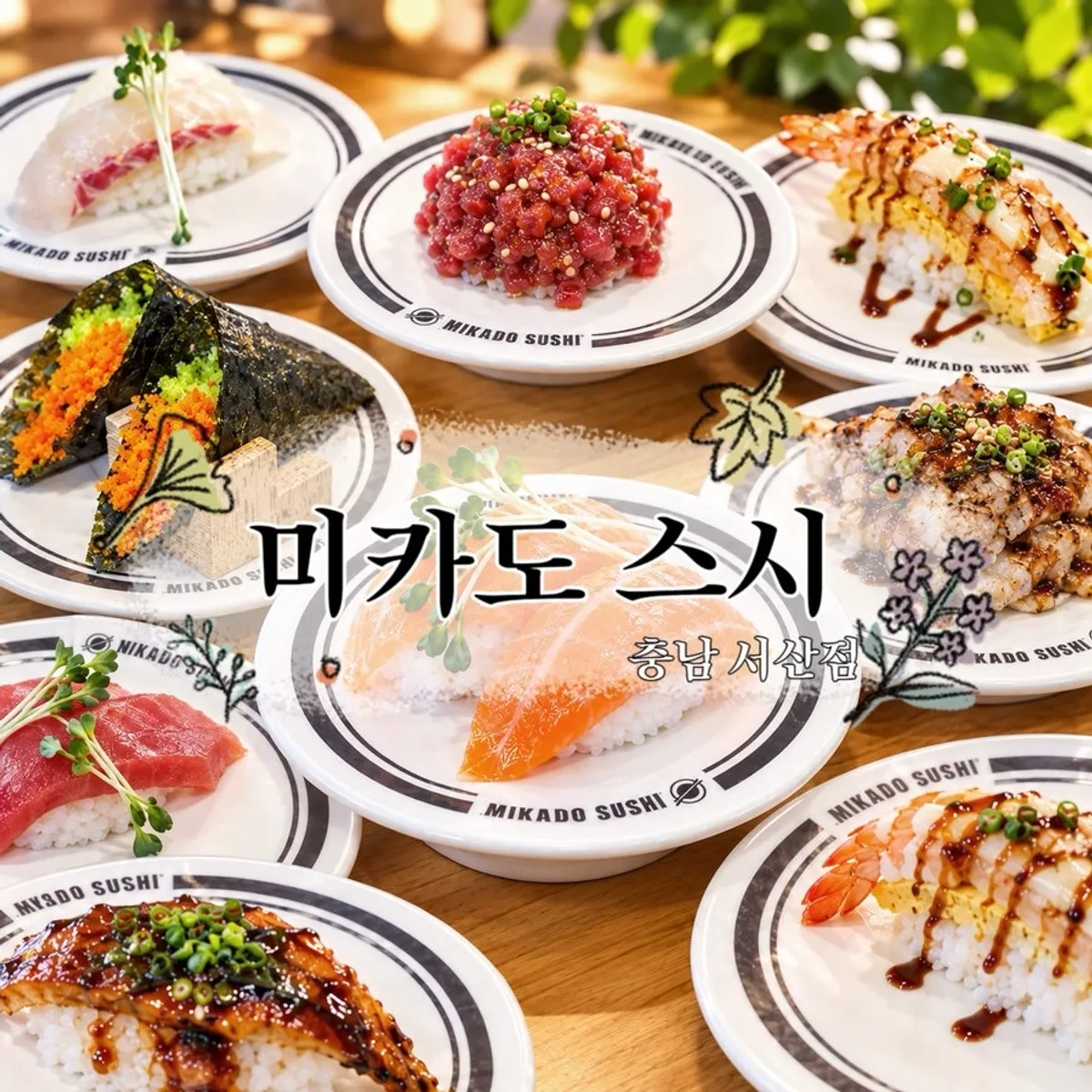 Main photo of Mikado Sushi, a conveyor-belt sushi restaurant in Seokrim-dong, Seosan