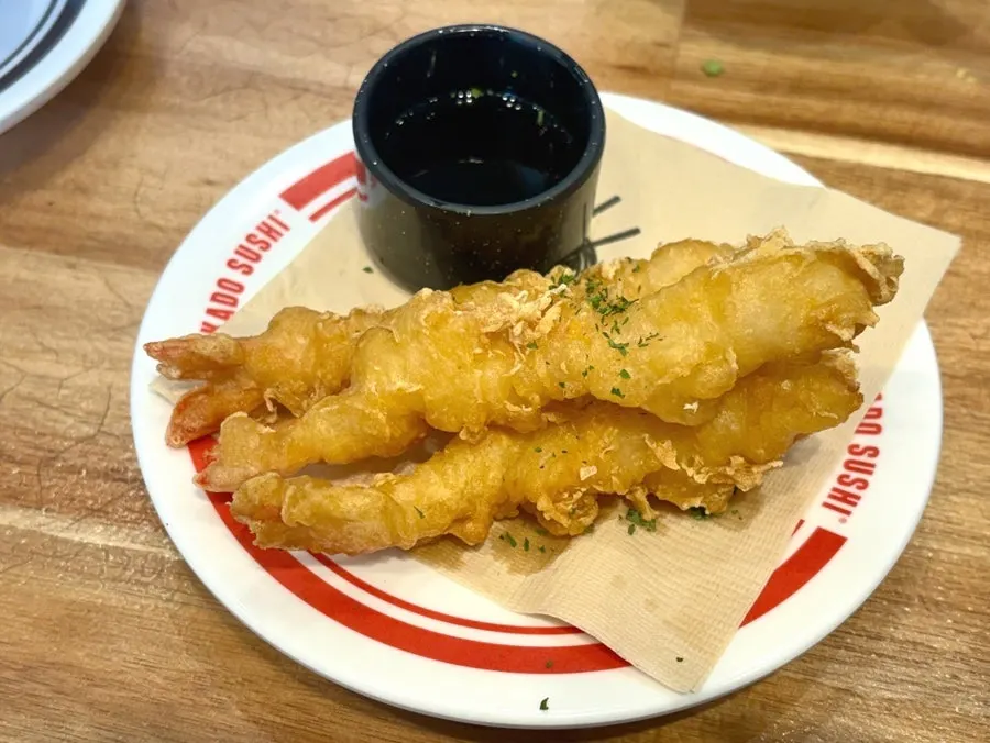 Eel sushi at Mikado Sushi