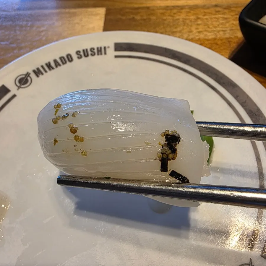 Sushi de sepia