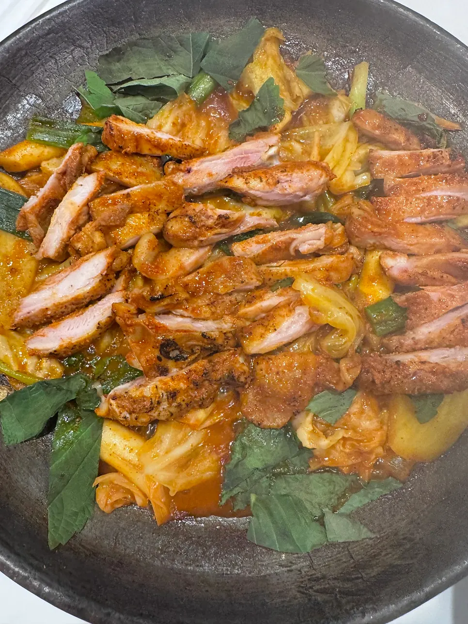 Perfectly grilled bone-in dakgalbi