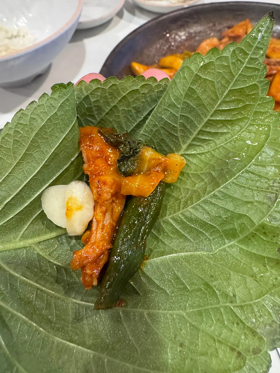 Dakgalbi with sweet potato and rice cakes