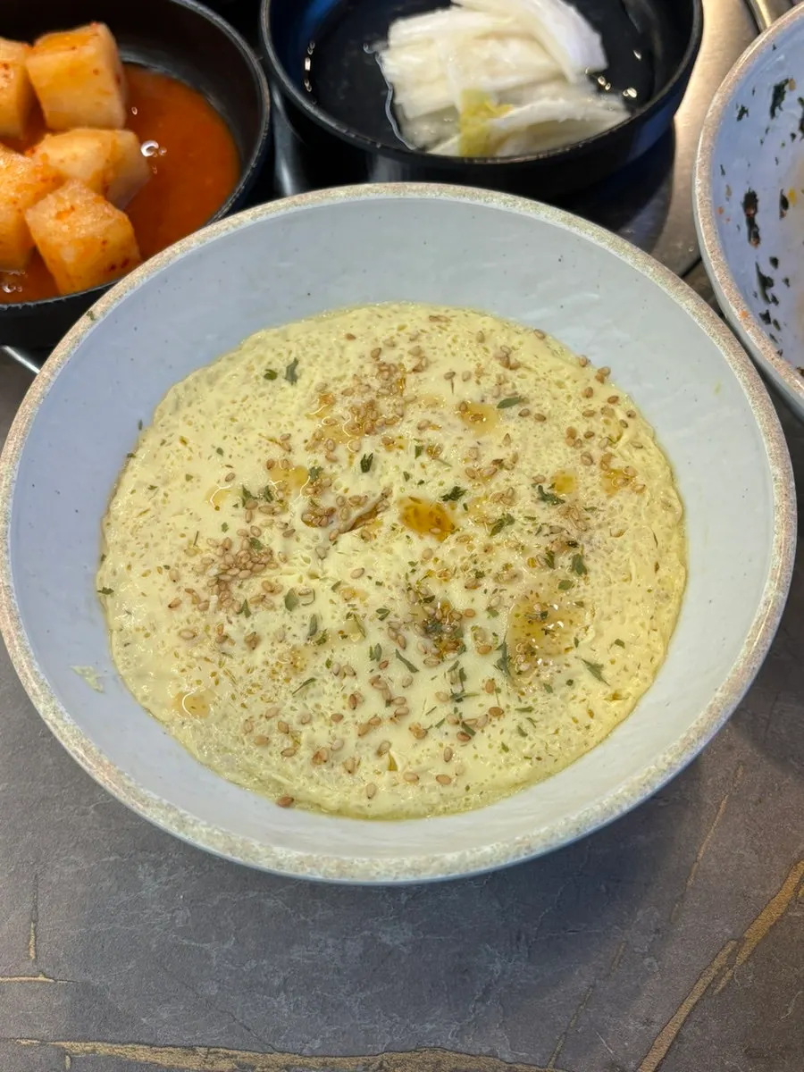 참기름 향이 도는 부드러운 계란찜