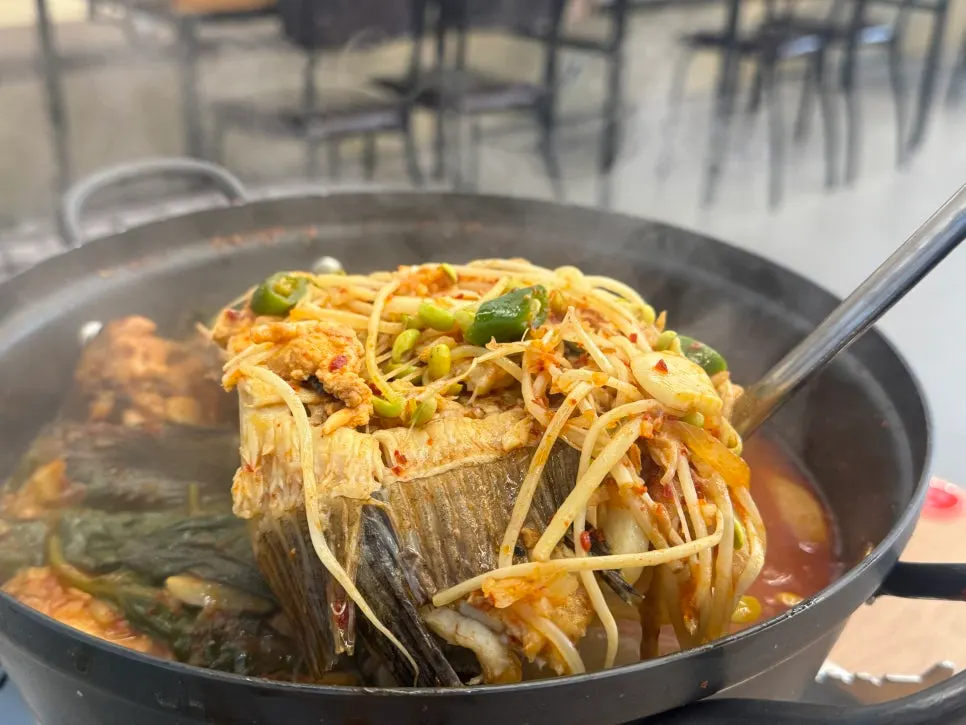 Spicy stew with added cheongyang chili and garlic