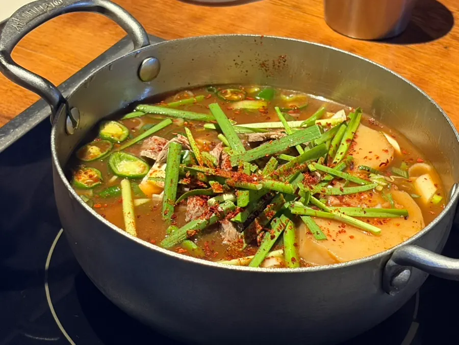 함께 주문한 토속된장찌개