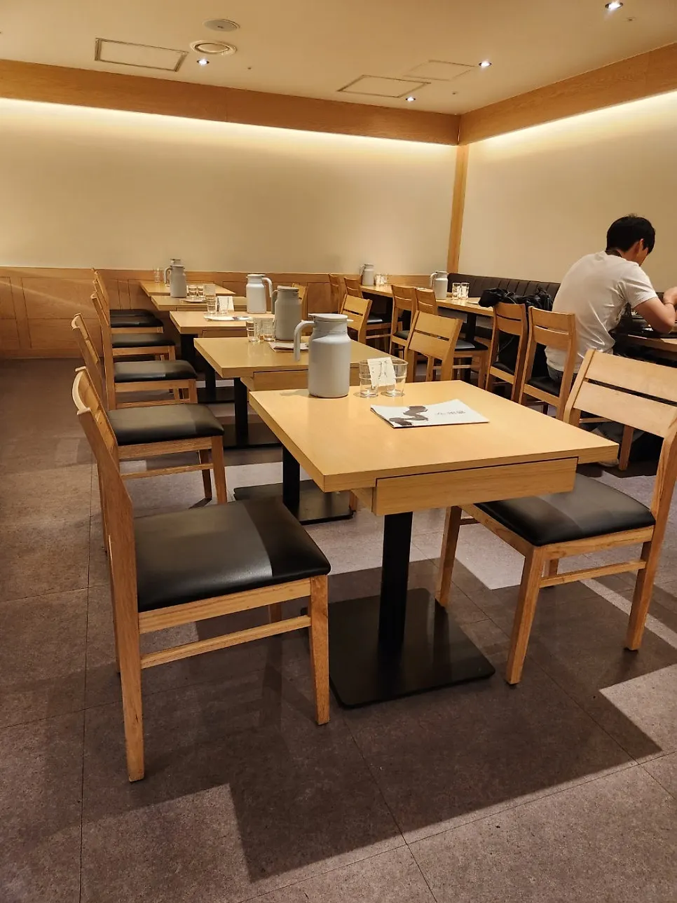 A quiet table setting inside one of Tawa's rooms