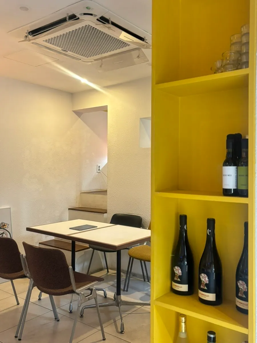 Cozy interior seating at Huirit
