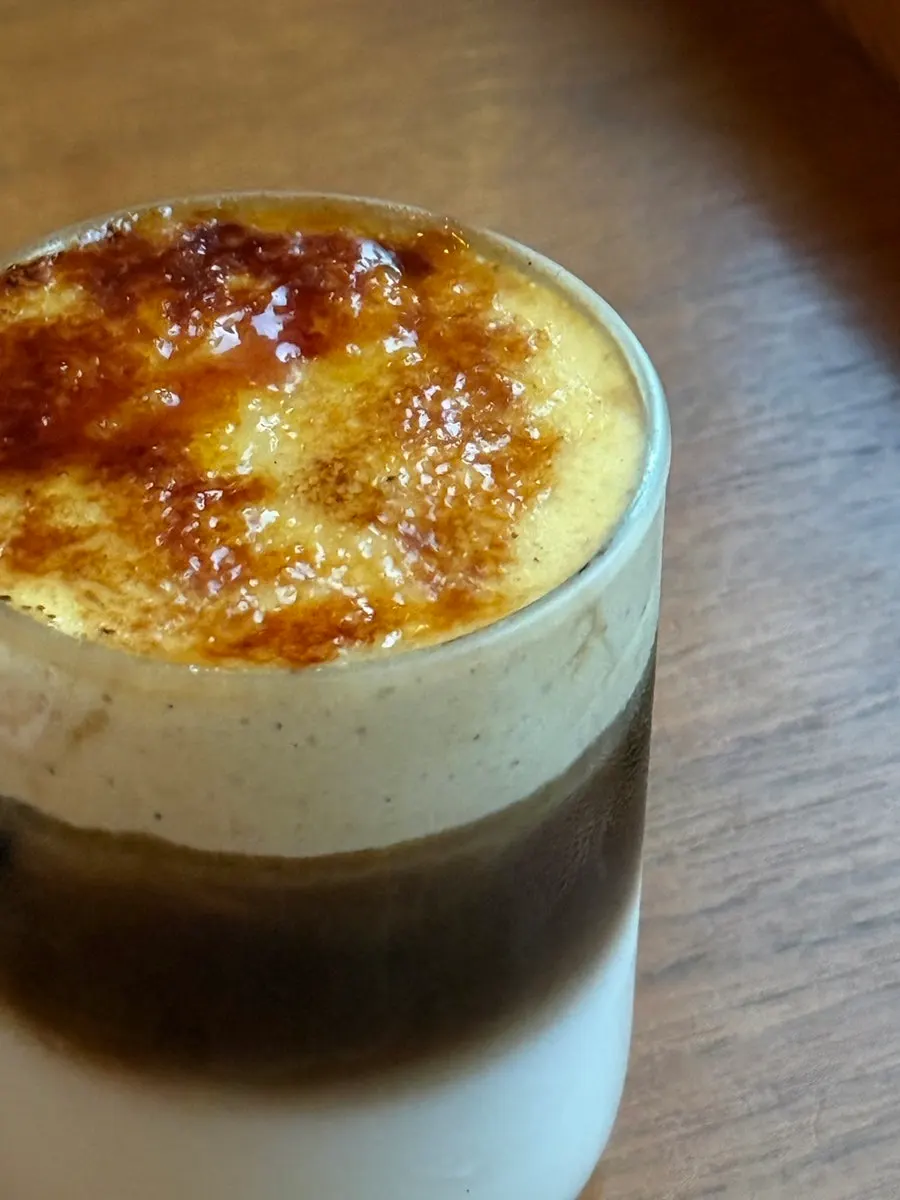 5to7 supeoni topped with custard cream