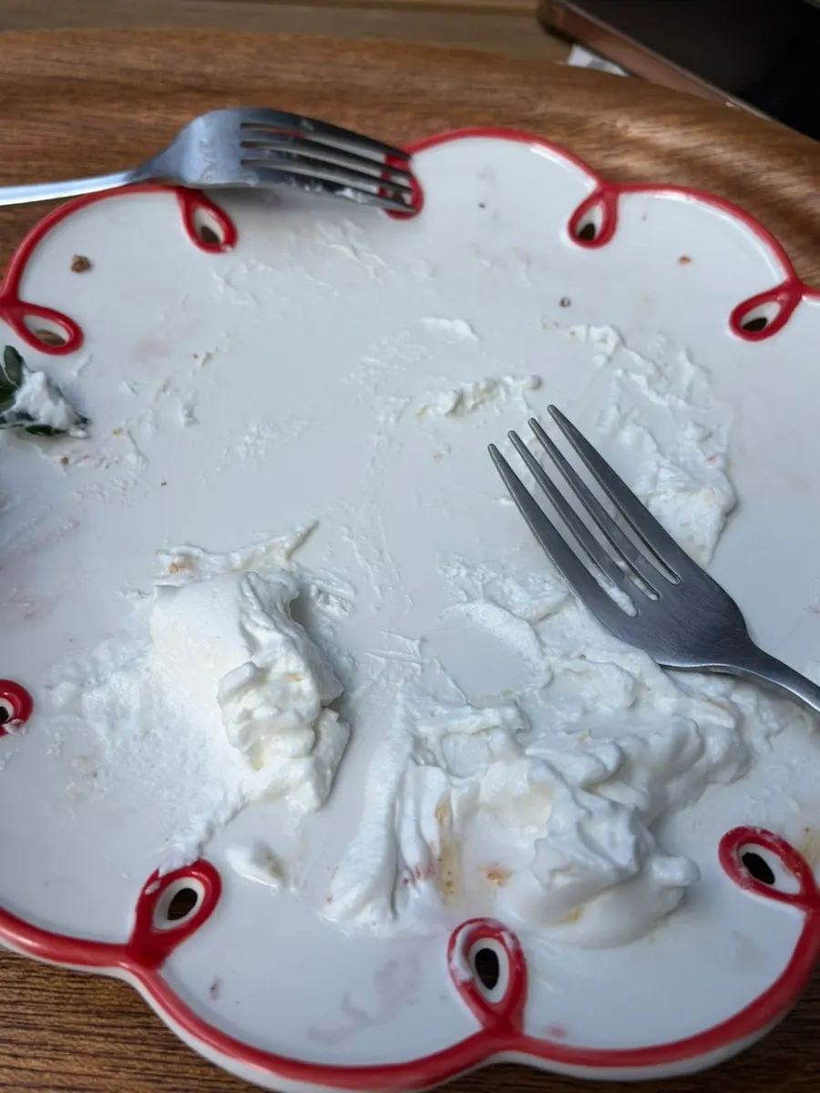 Photo after finishing the soufflé pancakes