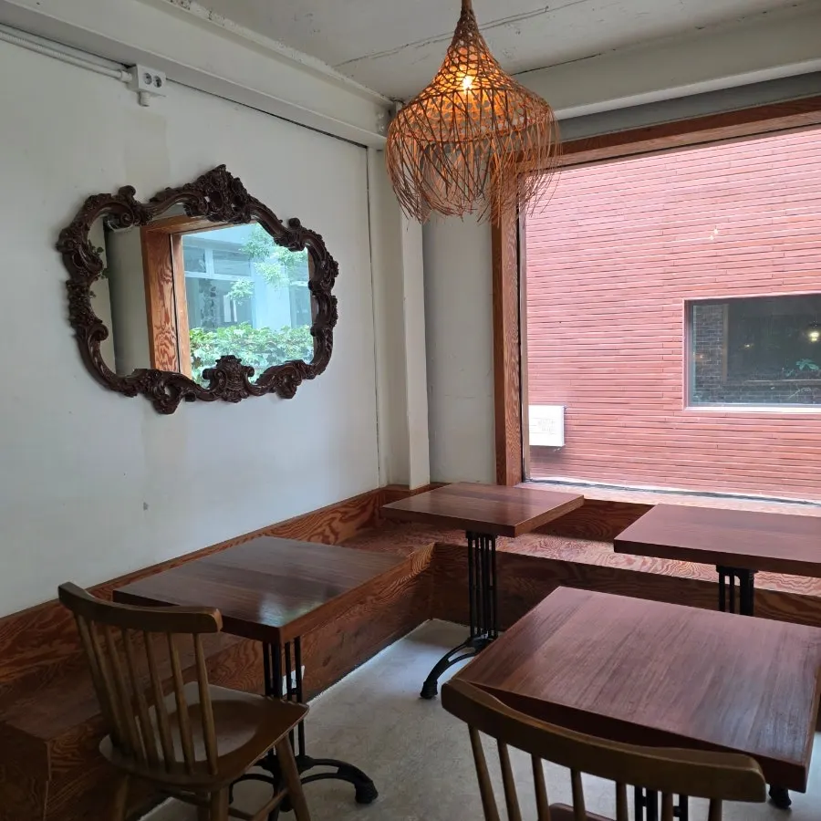 Spacious and pleasant café interior