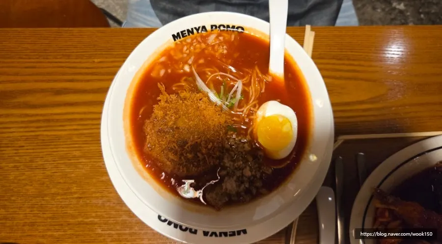 Beef cutlet ramen with tantan sauce