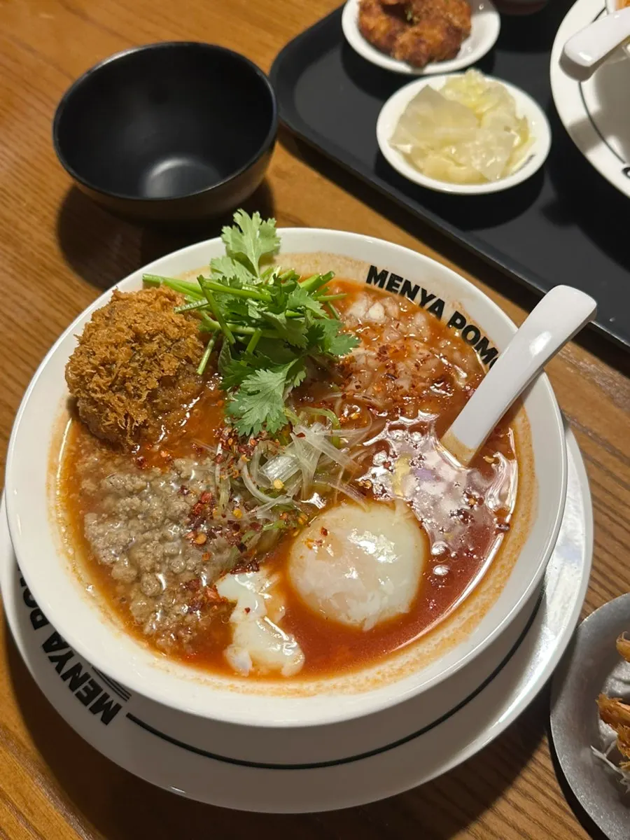 Tomato-based ramen order selection