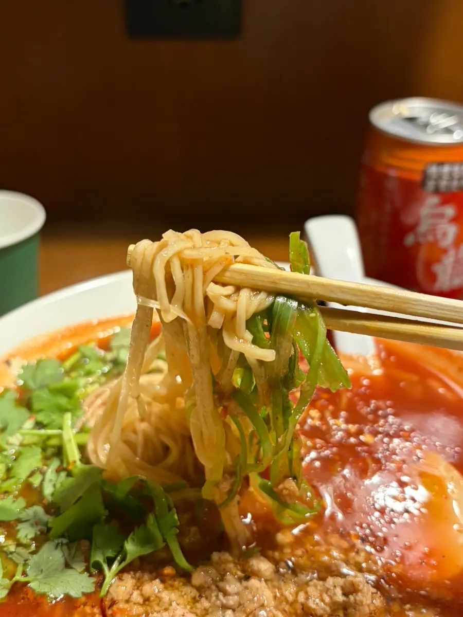 암소한우 민찌가 듬뿍 든 토마토라멘