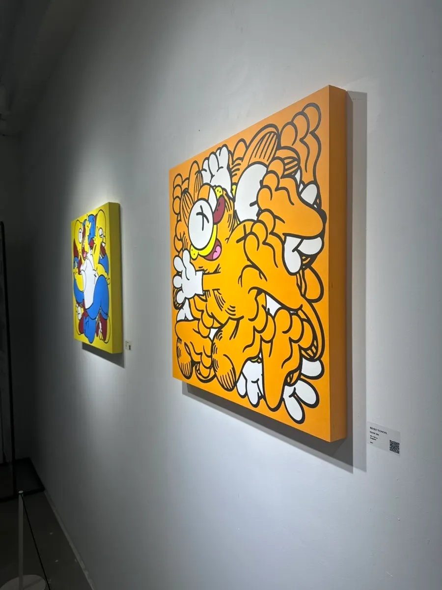 2nd-floor space with artworks from the Taeowork solo exhibition