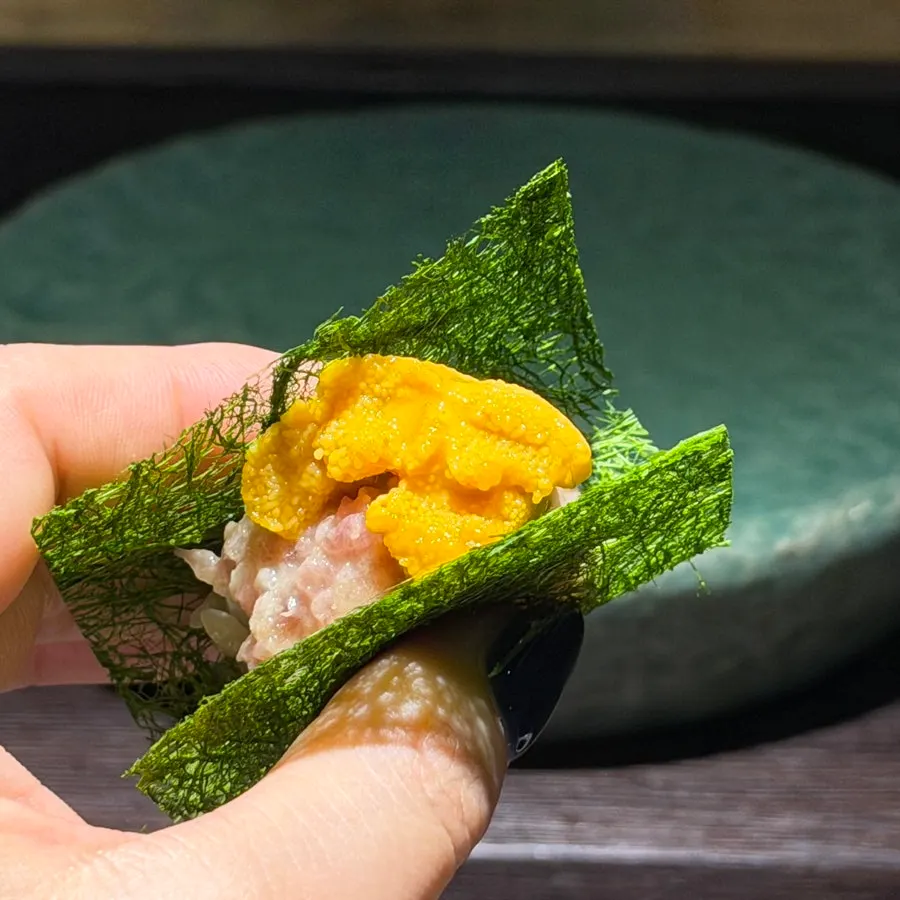 네기도로와 우니 초밥