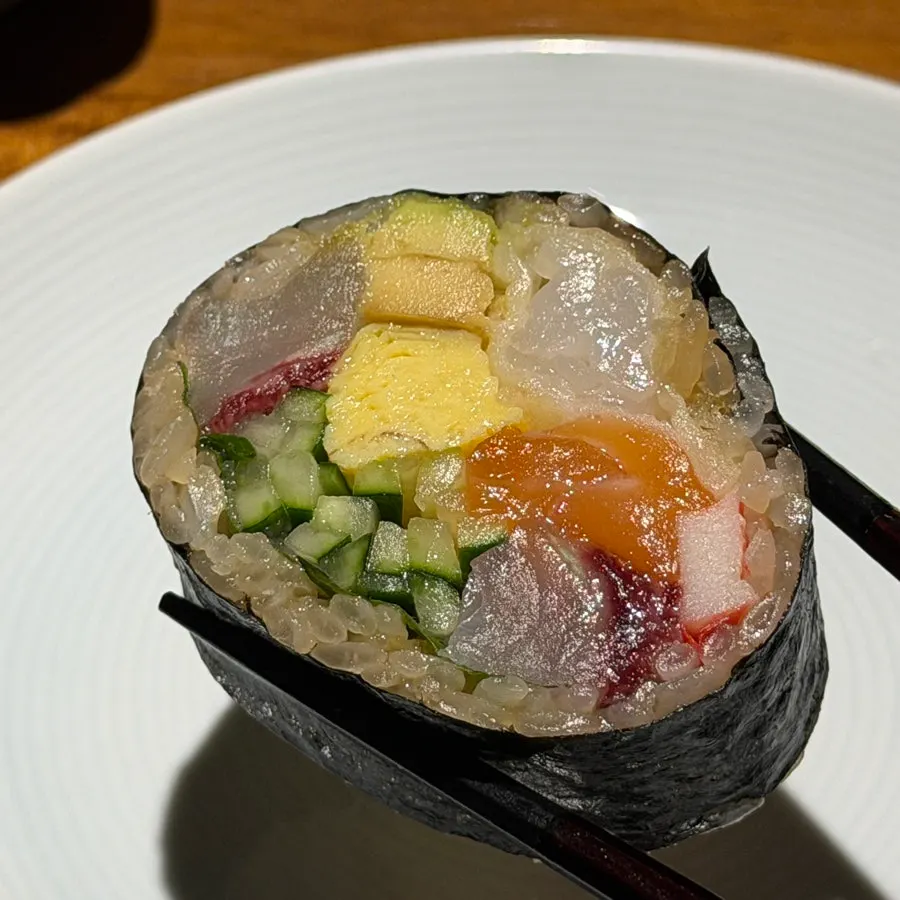 코스 마무리로 나온 후토마끼