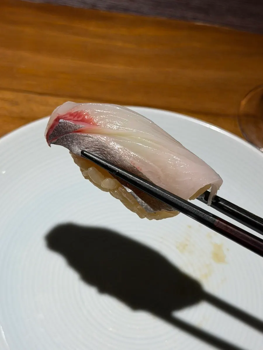 코스로 나온 참치 초밥