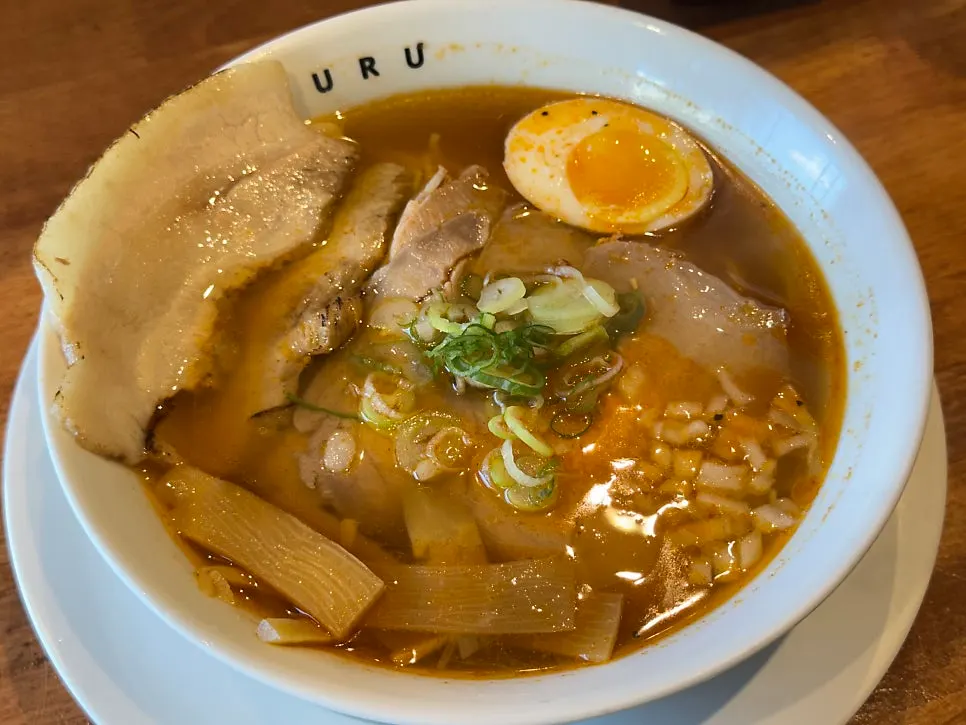 A full order of shio ramen and gyudon