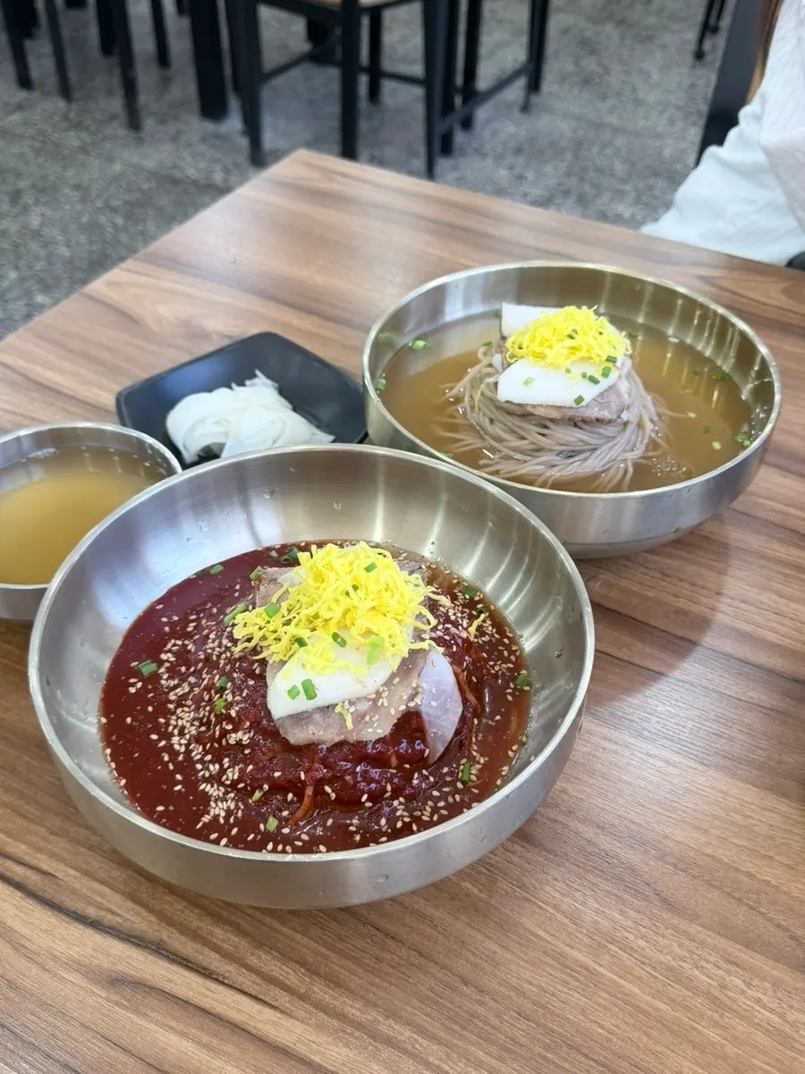 ชามเนงมยอนที่กินจนหมดน้ำซุป