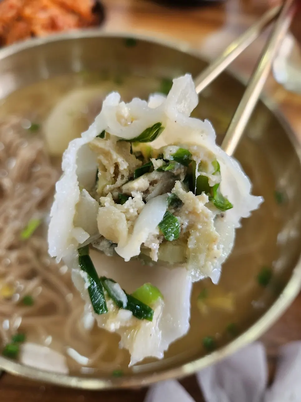 Seoul Myeonok's hand-dumplings with a chewy wrapper
