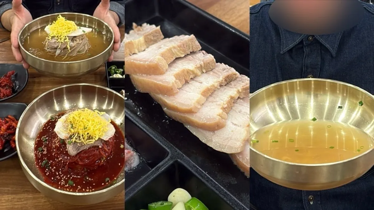 서울면옥 평양냉면과 수육 대표 사진