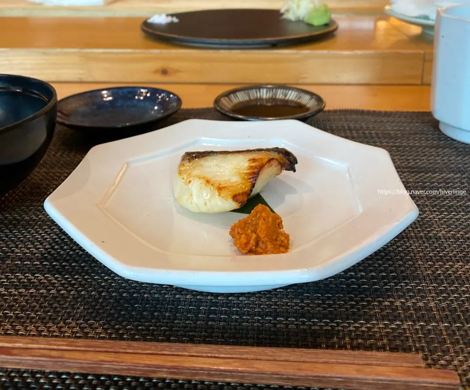 Grilled black cod with Kyoto miso