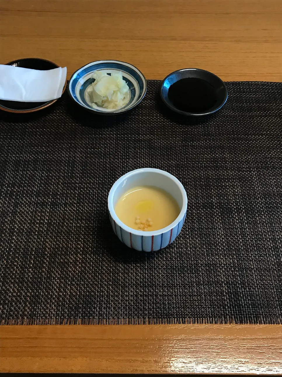 Chawanmushi served as the first course