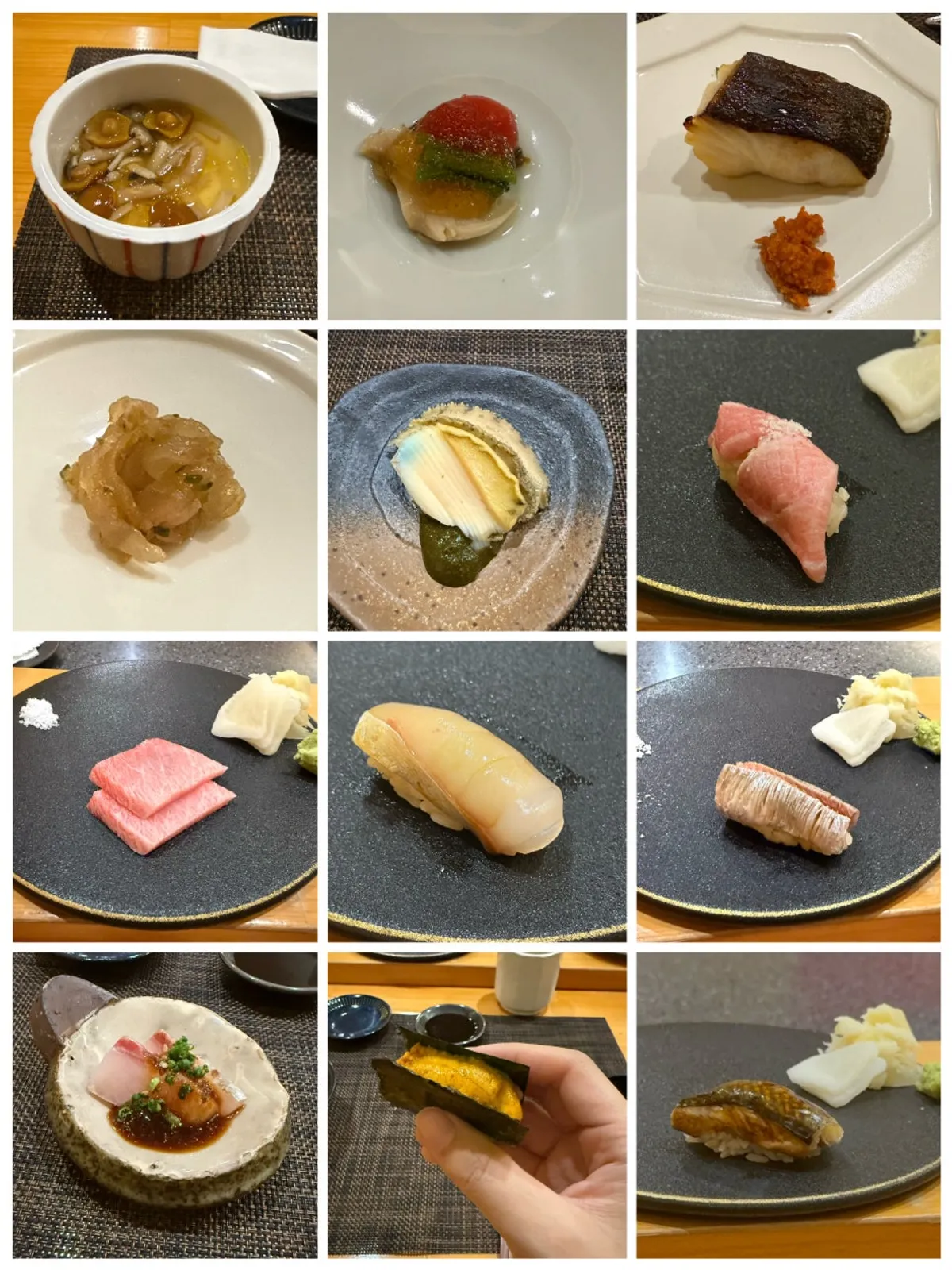 Ryeo's dinner omakase table setting with our own Dassai 23