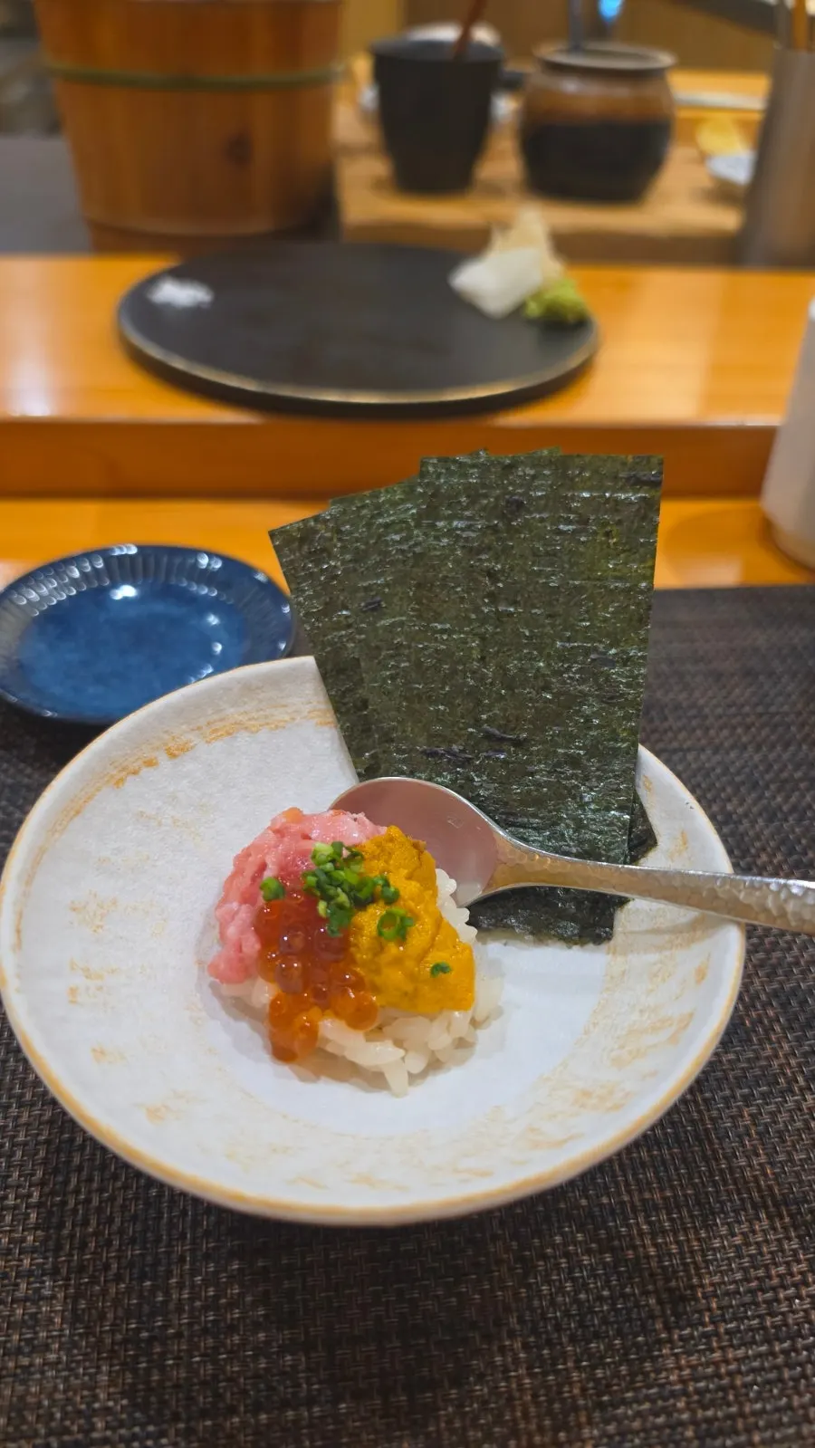 Pufferfish tempura course