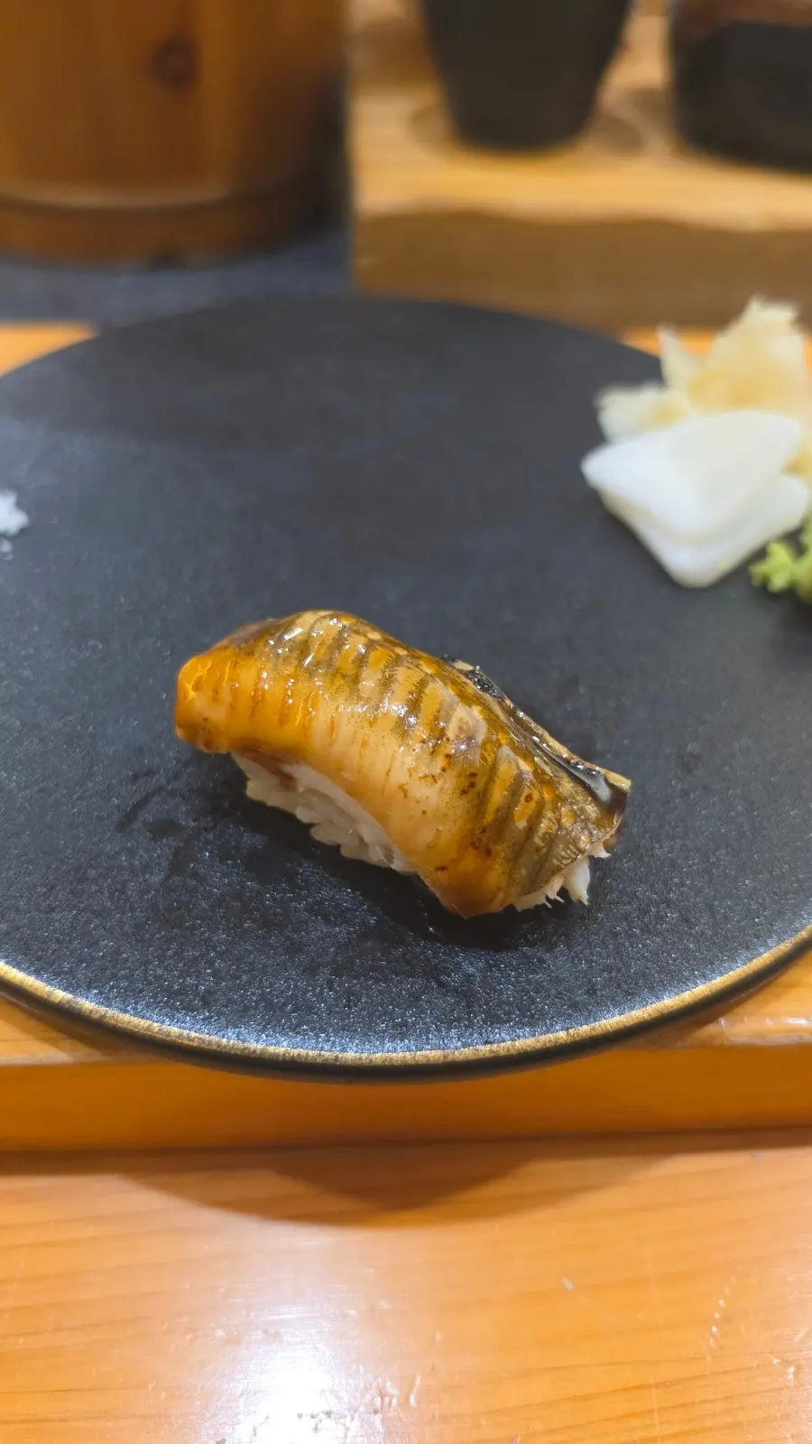 Kaisendon topped with tuna, salmon roe, and sea urchin