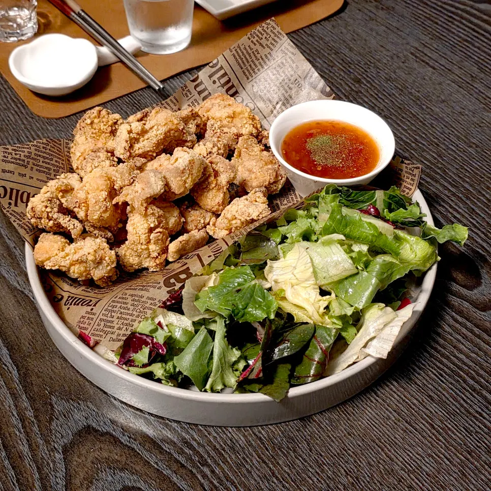 Ordered chicken karaage
