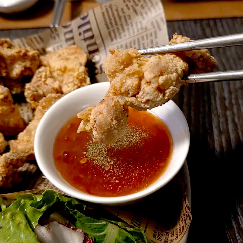 Chicken thigh karaage