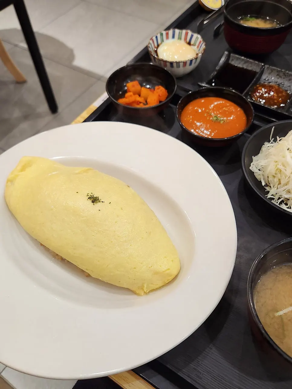 버터를 올려 함께 구운 규카츠