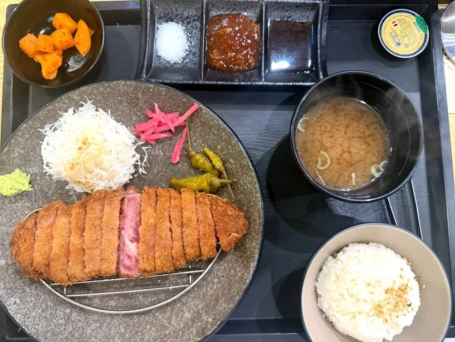 원하는 굽기로 즐기는 규카츠 화로 사진