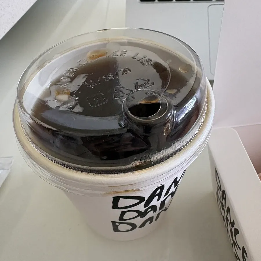 아이스아메리카노가 포함된 브런치세트