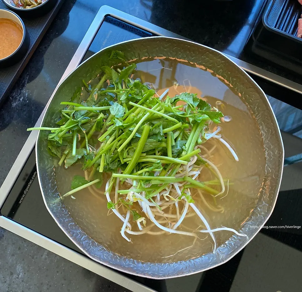 남해 멸치 육수 샤브샤브