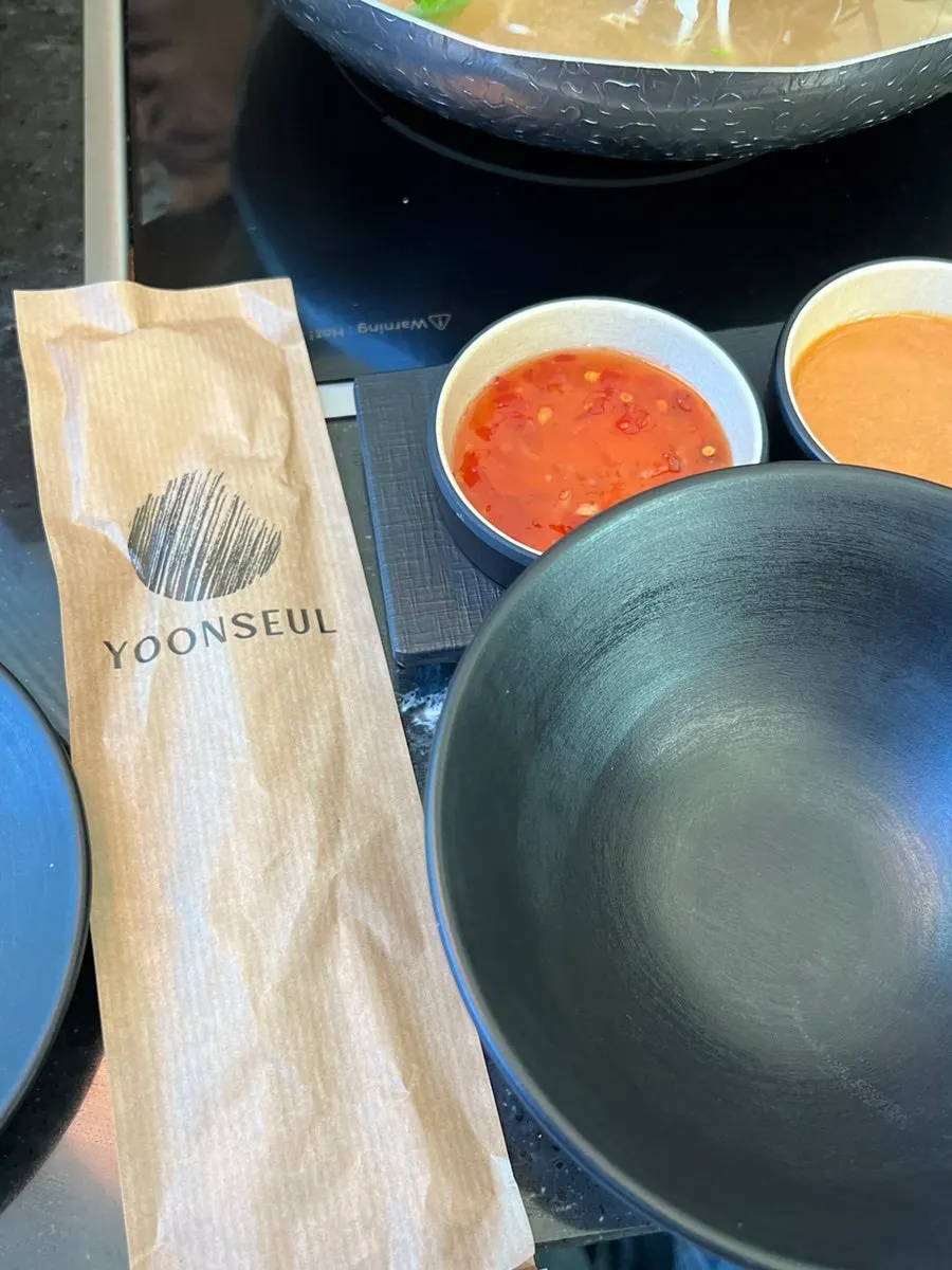 Pork neck and beef flat iron steak for shabu-shabu