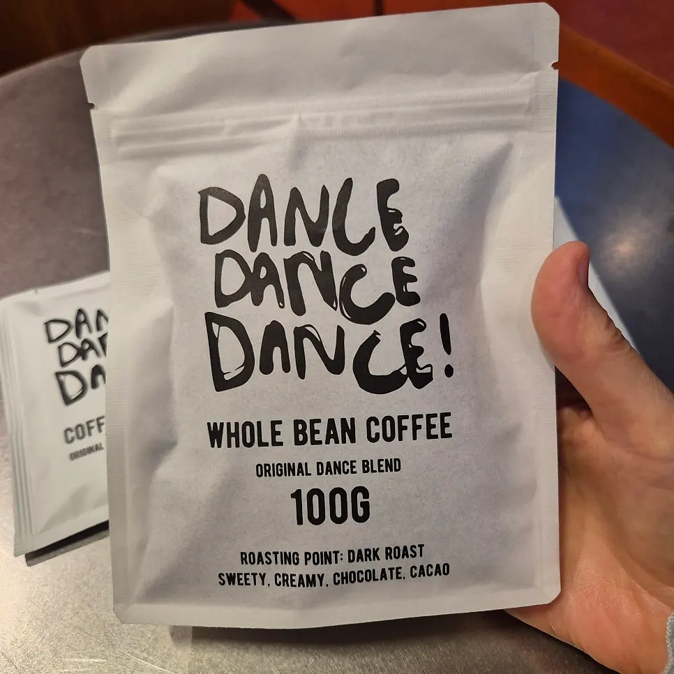 Purchased coffee beans and drip coffee