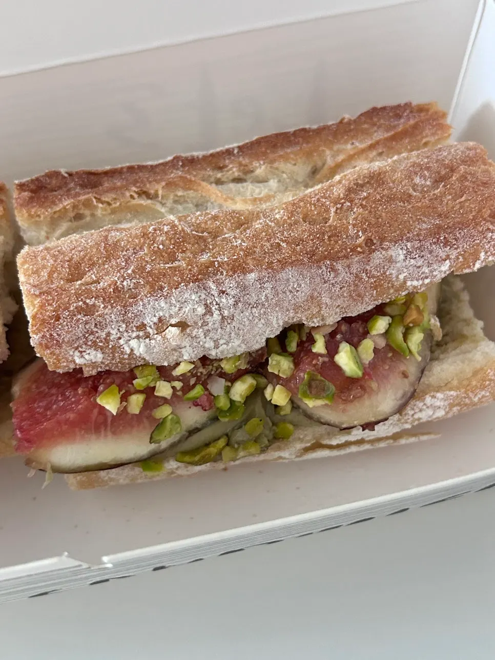 Fig pistachio baguette